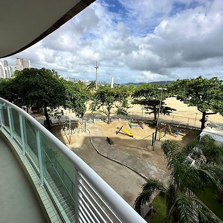 Ap Pe Na Areia Vista Parcial Mar Leilighet Santos  Eksteriør bilde